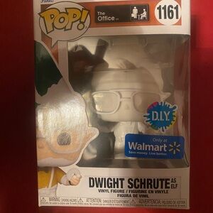 Funko Pop! White Dwight Schrute as Elf Figure